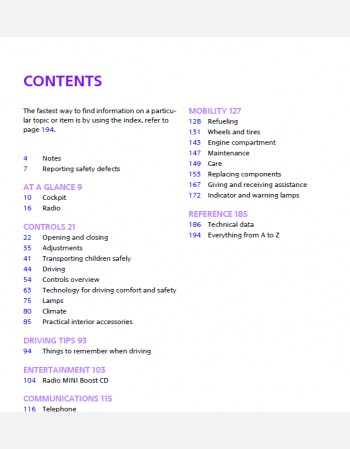 mini cooper 2012 owners manual